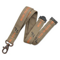 1" Khaki Denim Custom Silkscreen Lanyards